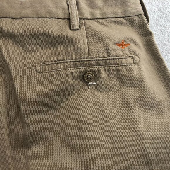 Dockers Mens D3 Classic Pants Size 40x32 Flat Front Khaki Straight Chino Casual - Picture 14 of 16